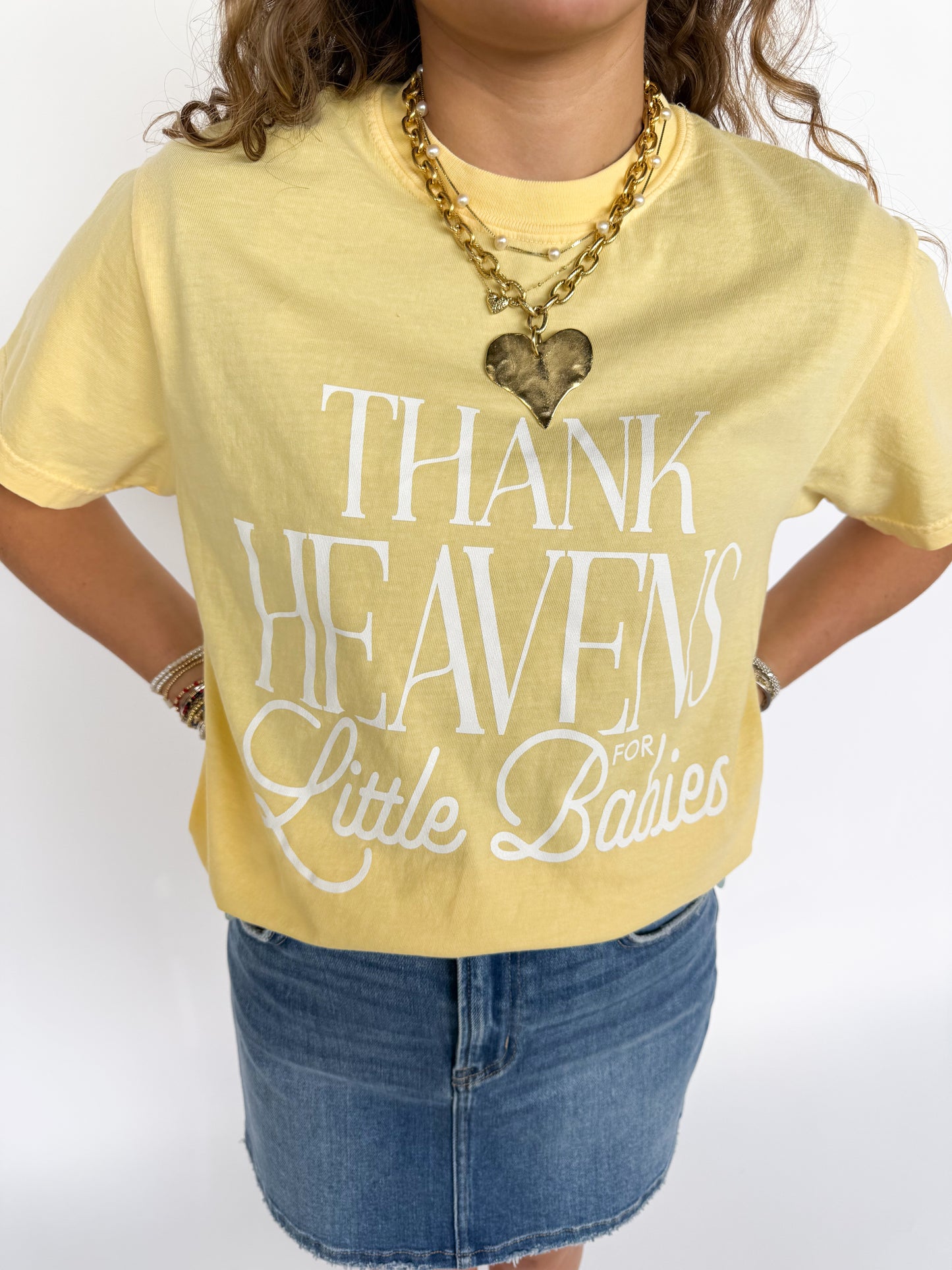 THANK HEAVENS FOR LITTLES GRAPHIC TEE