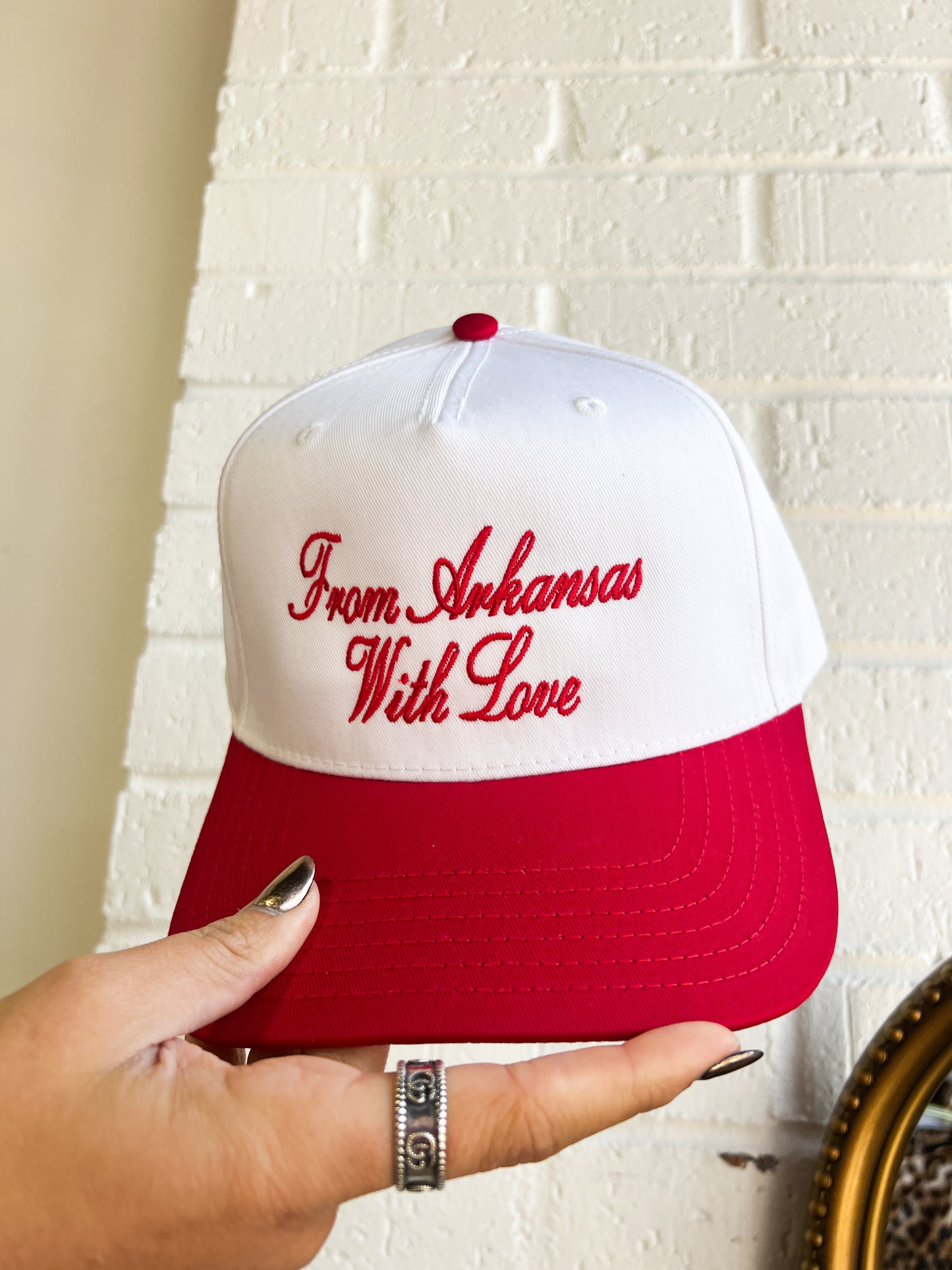 FROM ARKANSAS WITH LOVE TRUCKER HAT