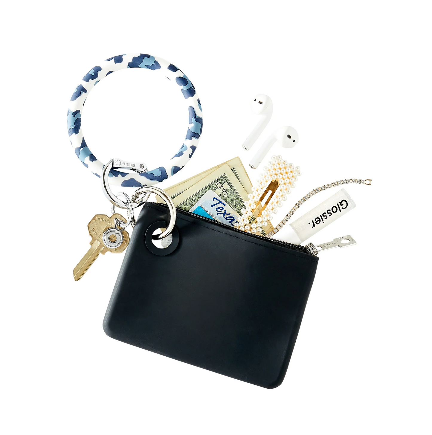 MINI POUCH - BLACK SILICONE