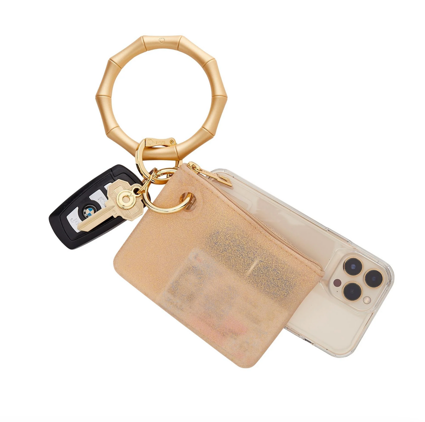 MINI POUCH - GOLD RUSH CONFETTI SILICONE