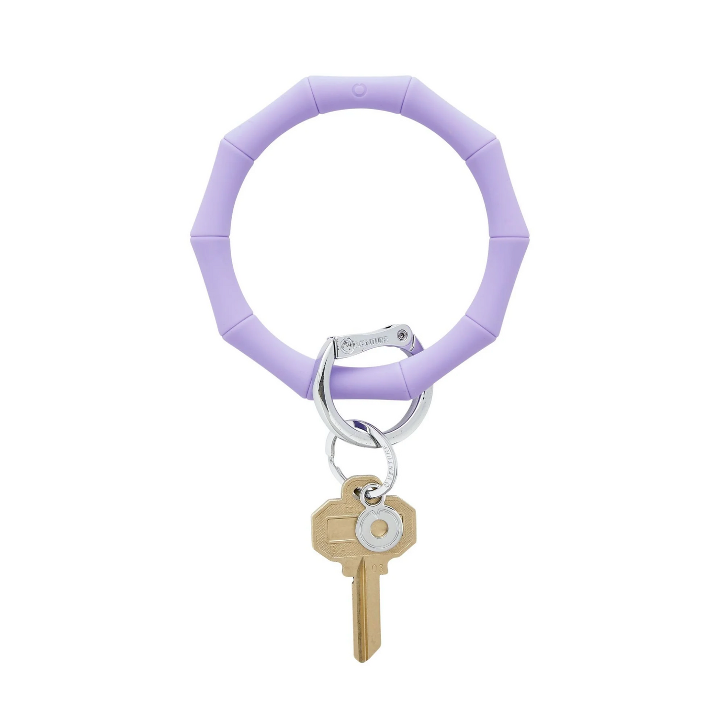 SILICONE BIG O® KEY RING - IN THE CABANA BAMBOO