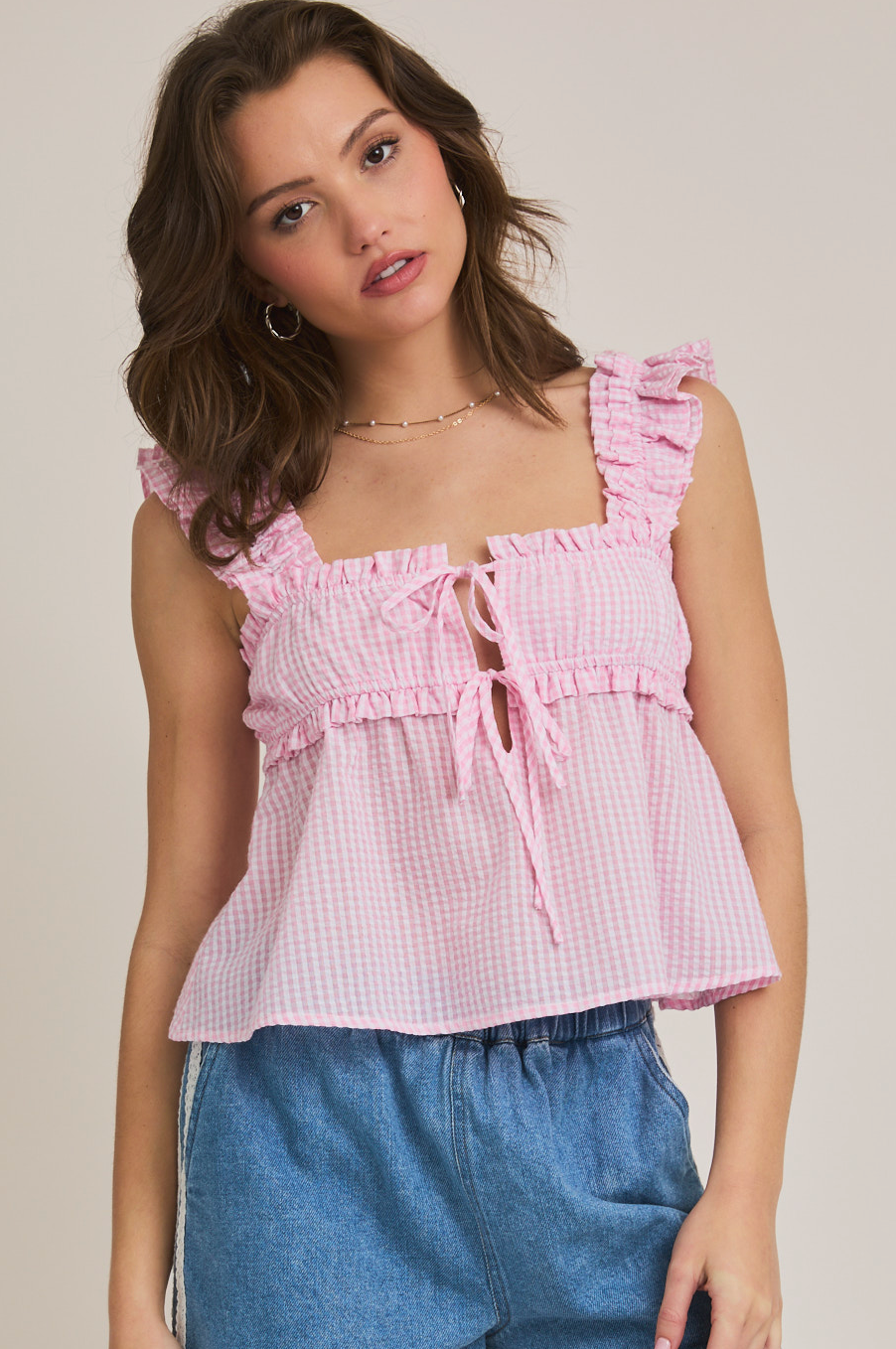 ALL MY FRIENDS CROP TANK TOP