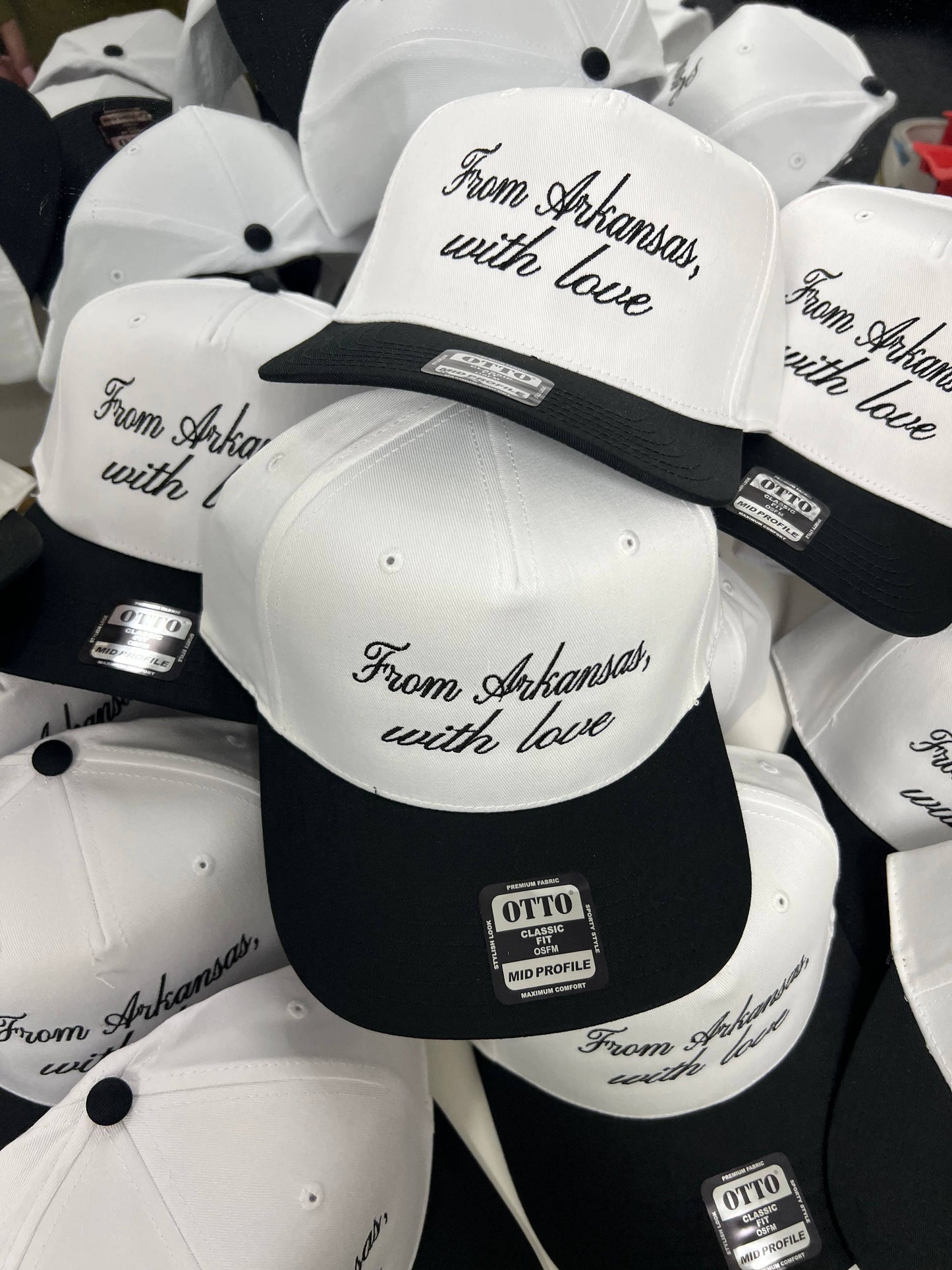 FROM ARKANSAS WITH LOVE TRUCKER HAT
