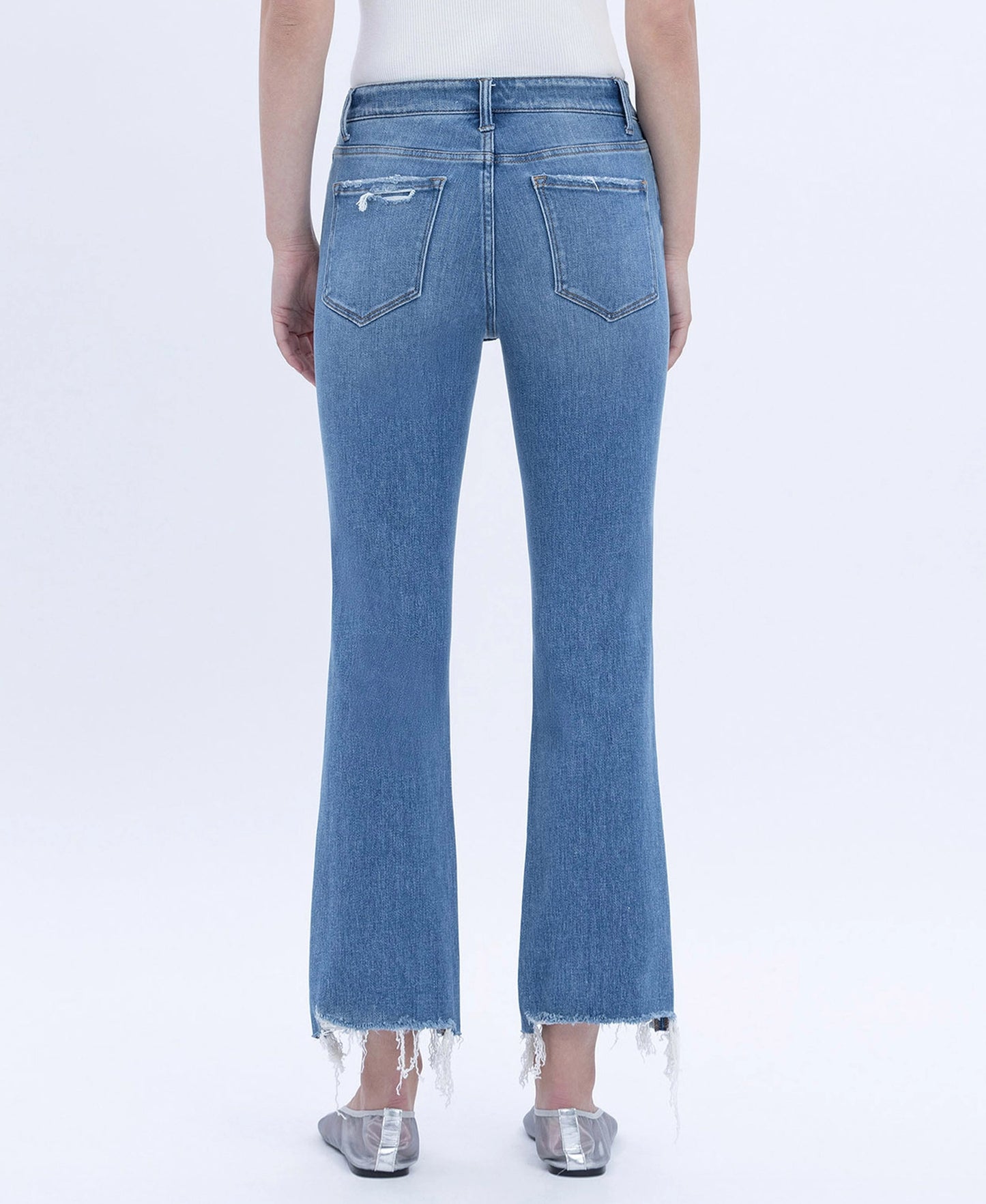 PANORAMIC HIGH RISE KICK FLARE JEANS