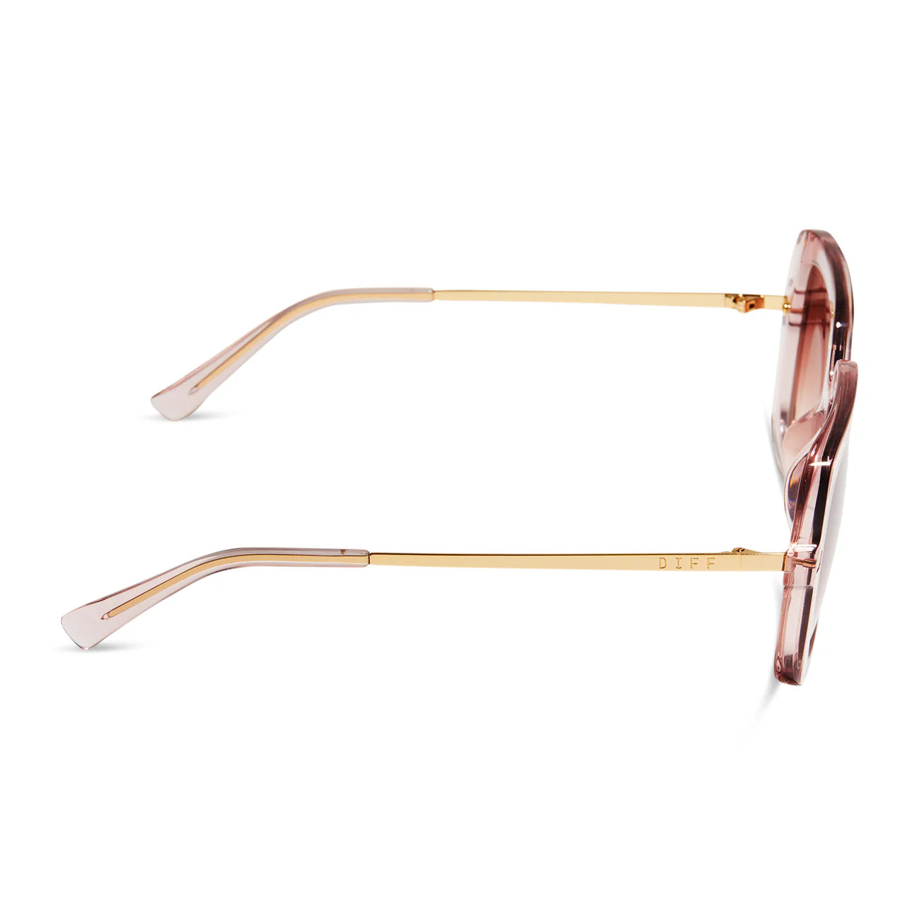 SANDRA- LIGHT PINK CRYSTAL GRADIENT SUNGLASSES