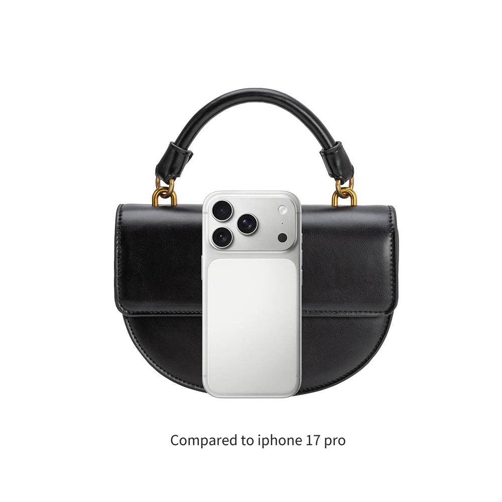 Esther Bone Recycled Vegan Leather Crossbody Bag