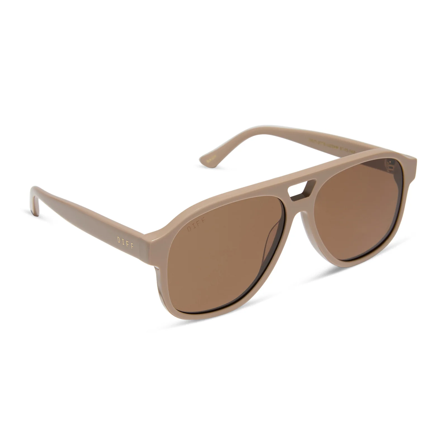 NASH ALMOND + BROWN SUNGLASSES