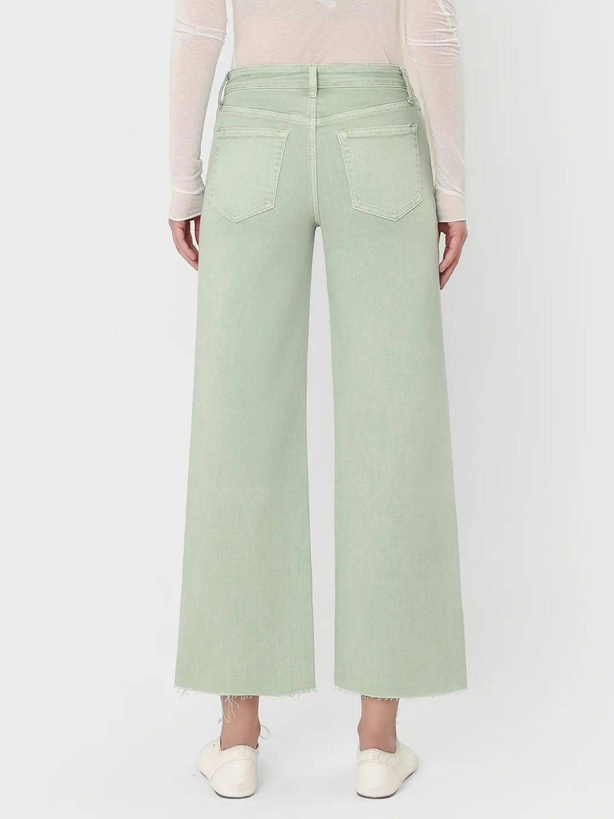 MINT HIGH RISE CROPPED FLARE