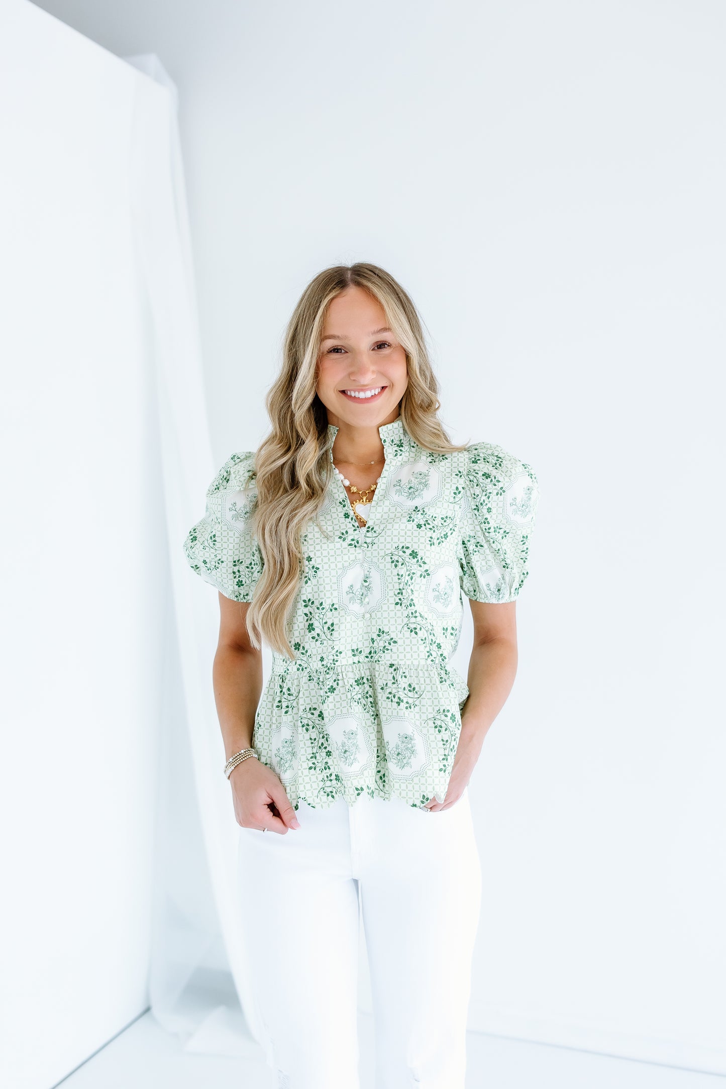 SUNDAY MORNING BLOUSE TOP
