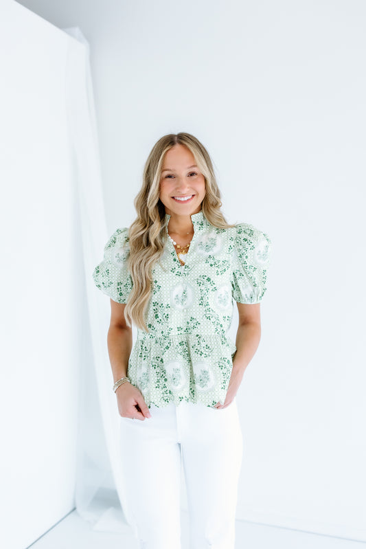 SUNDAY MORNING BLOUSE TOP