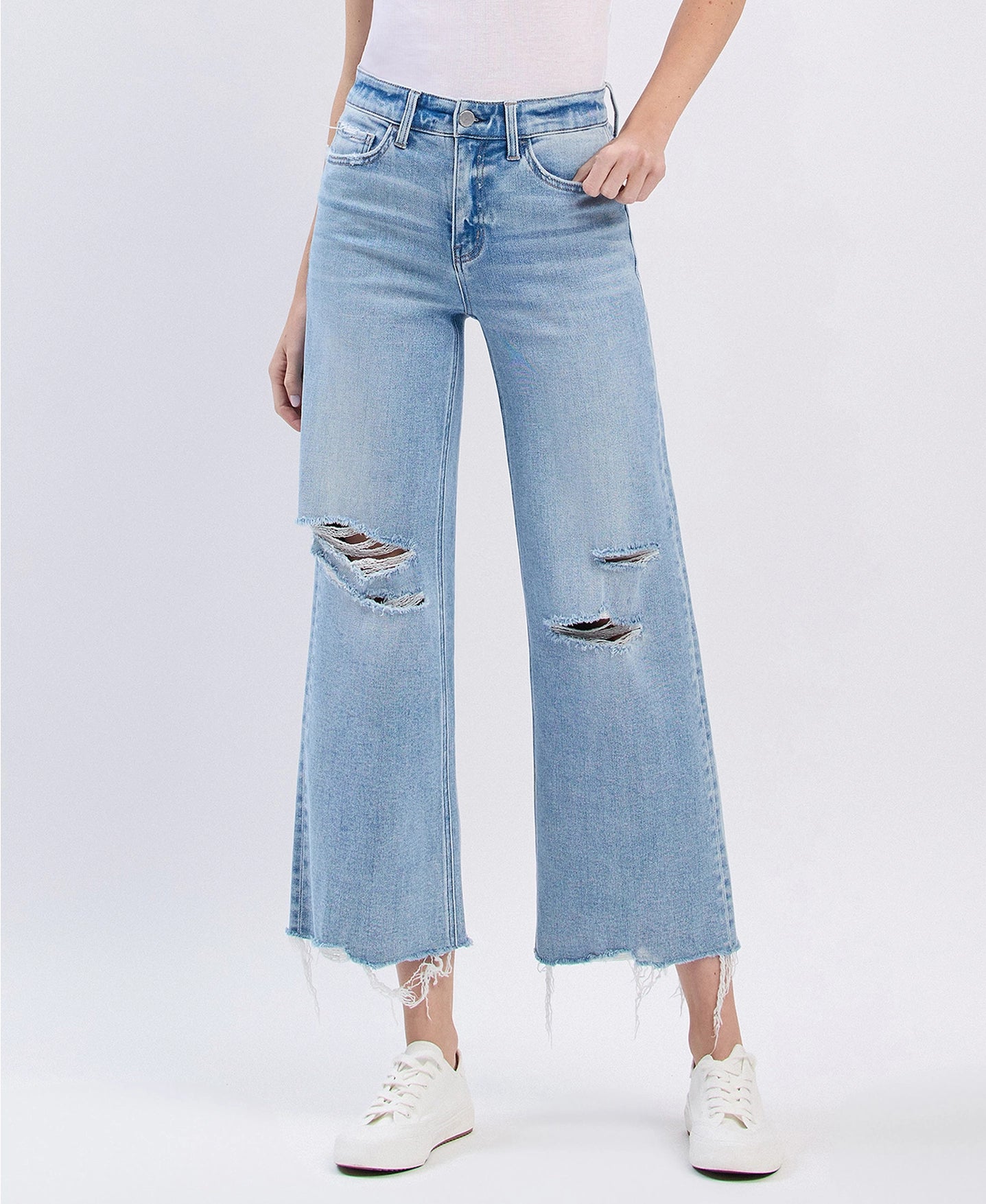 SURF RIDER HIGH RISE WIDE LEG JEANS