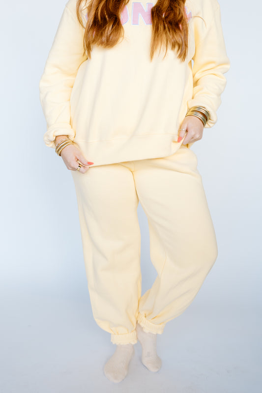 HONEY YELLOW JOGGERS