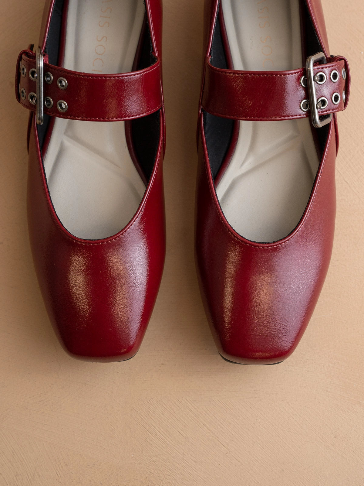 THE SOHO WINE BALLET FLATS