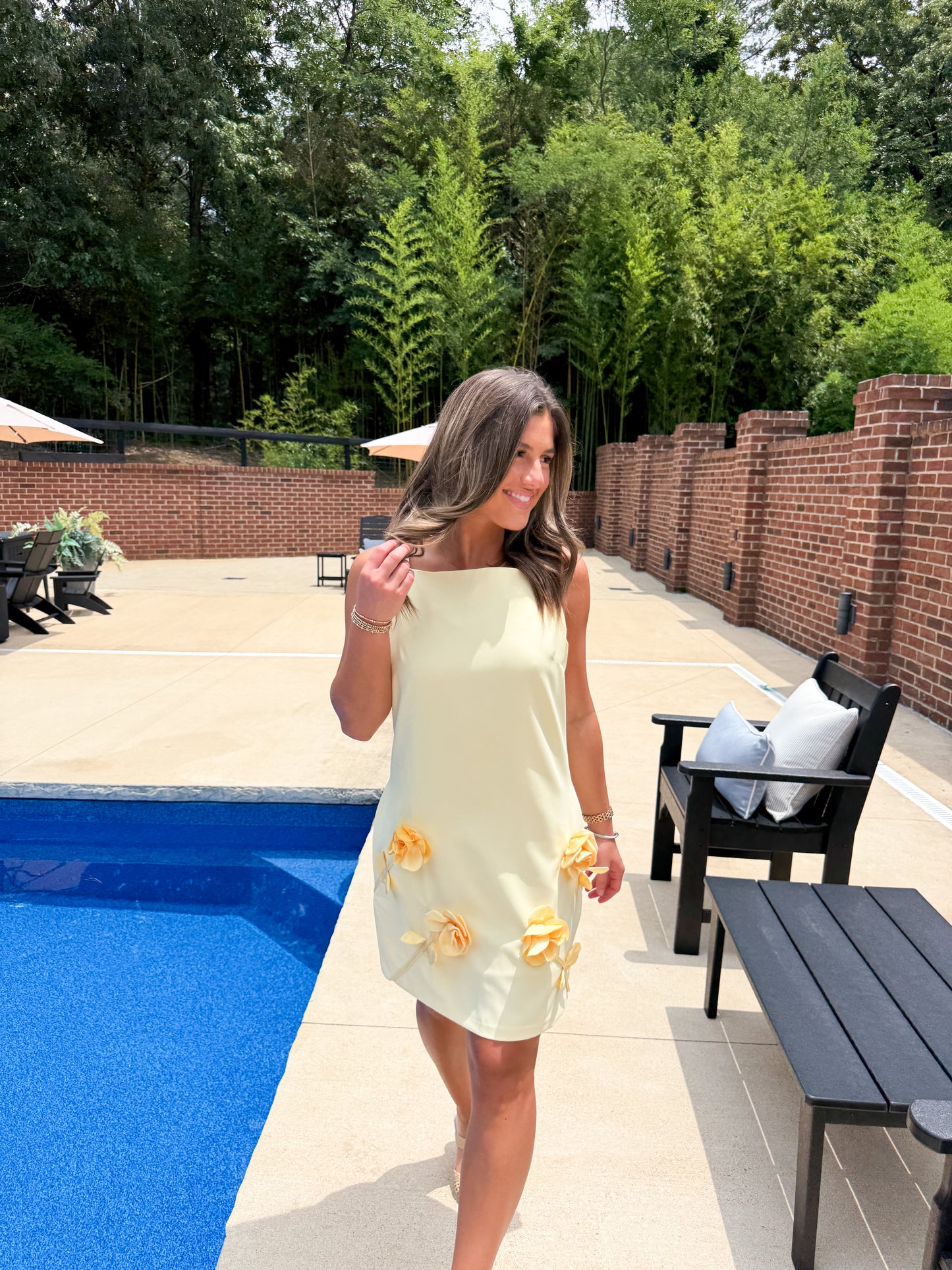 SWEET PEA FLORAL MINI DRESS