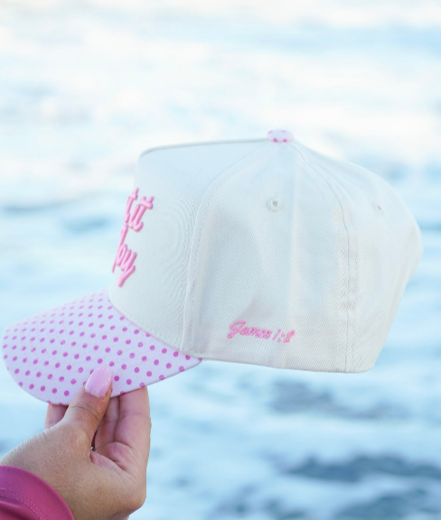 Count It All Joy - Pink Polka Dot Trucker Hat