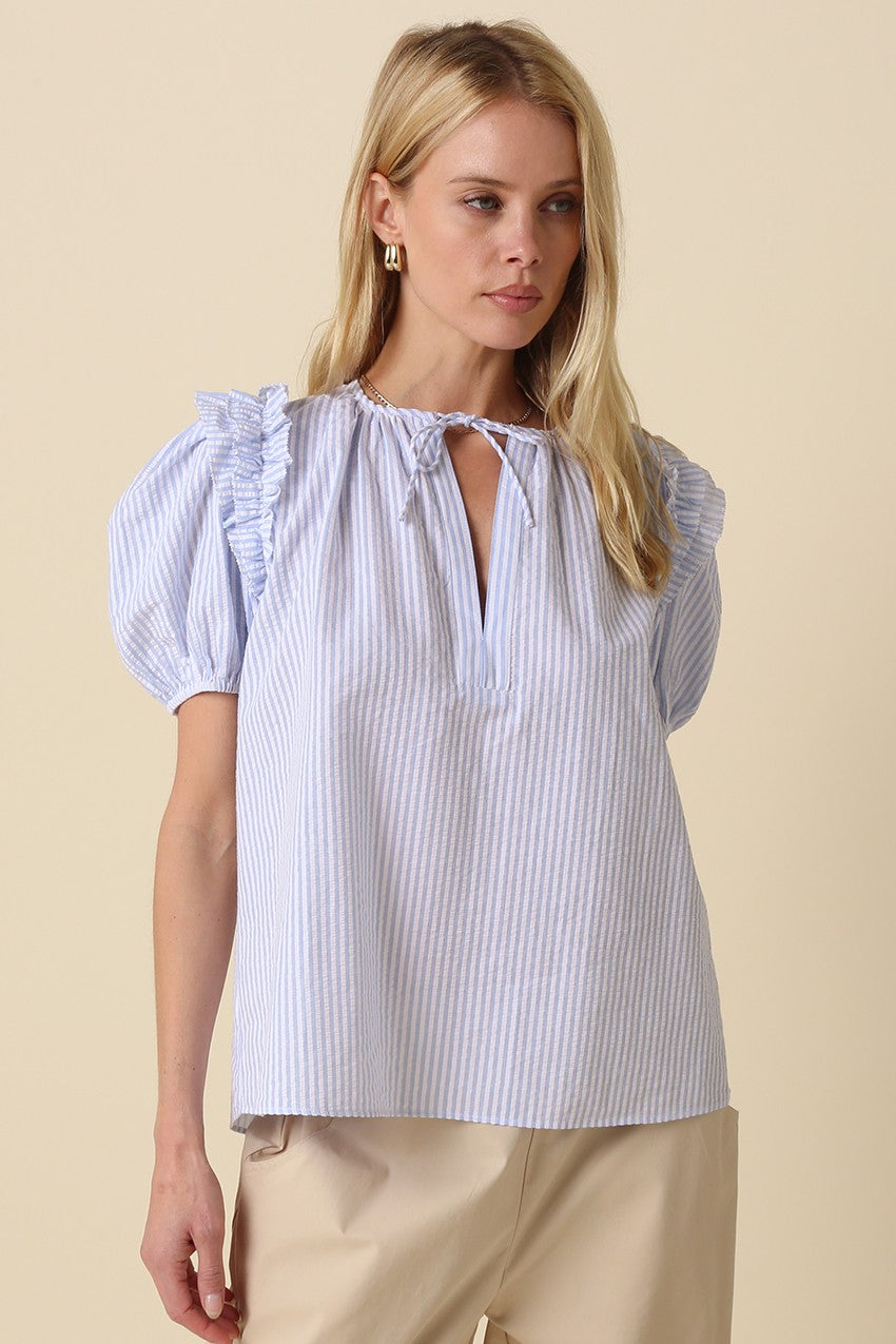 SELENA STRIPE BLOUSE