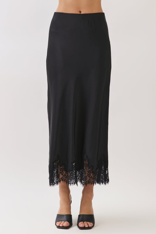 SO SASS LACE MIDI SKIRT