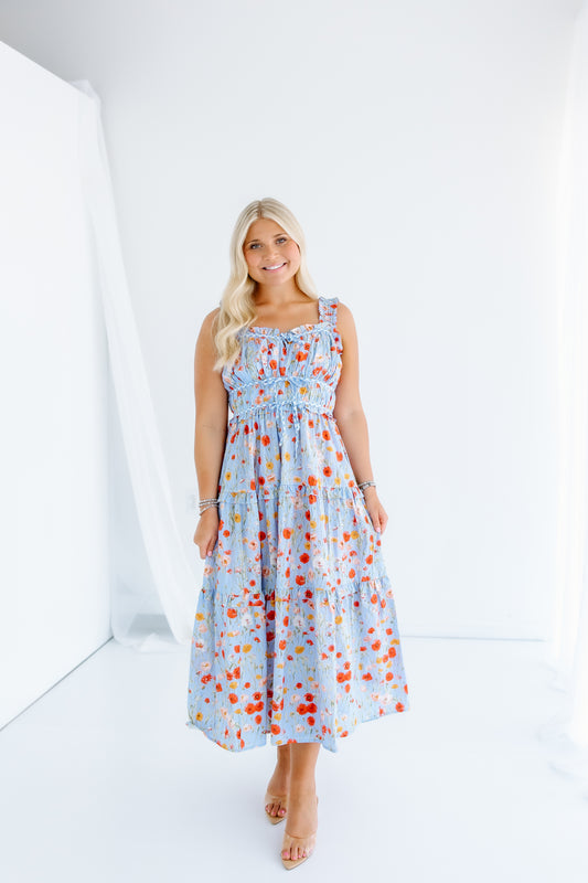ALL ABOUT THE DETAIL MIDI DRESS
