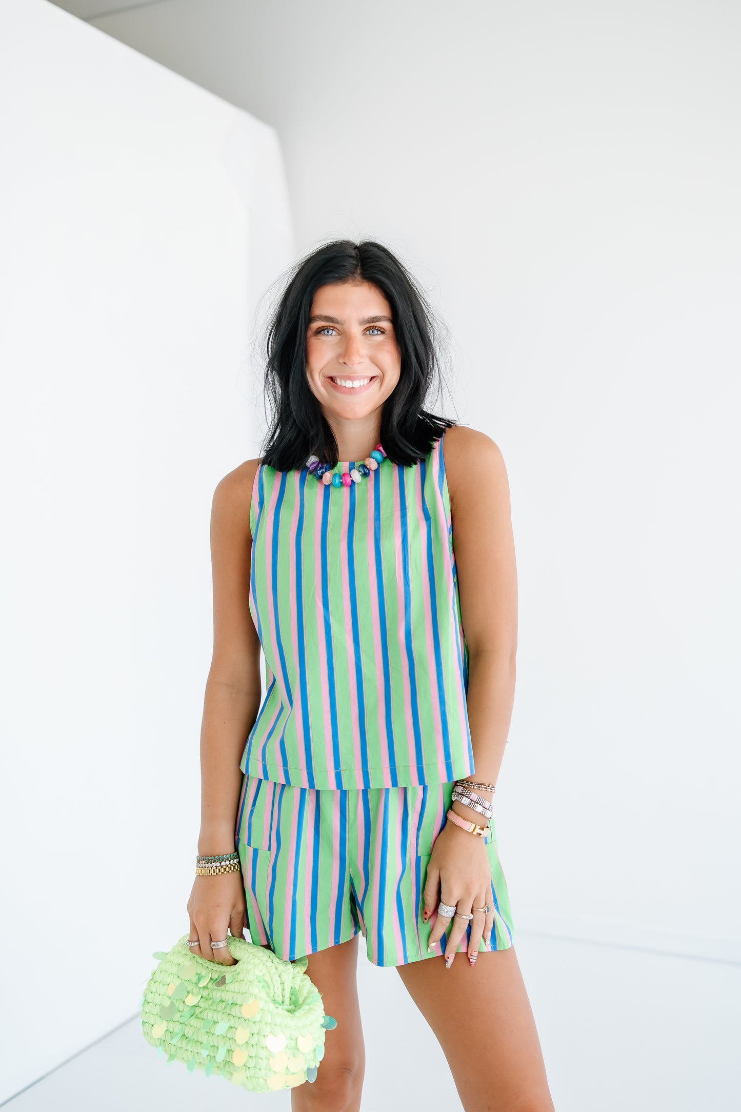 OVERALL STRIPE SET