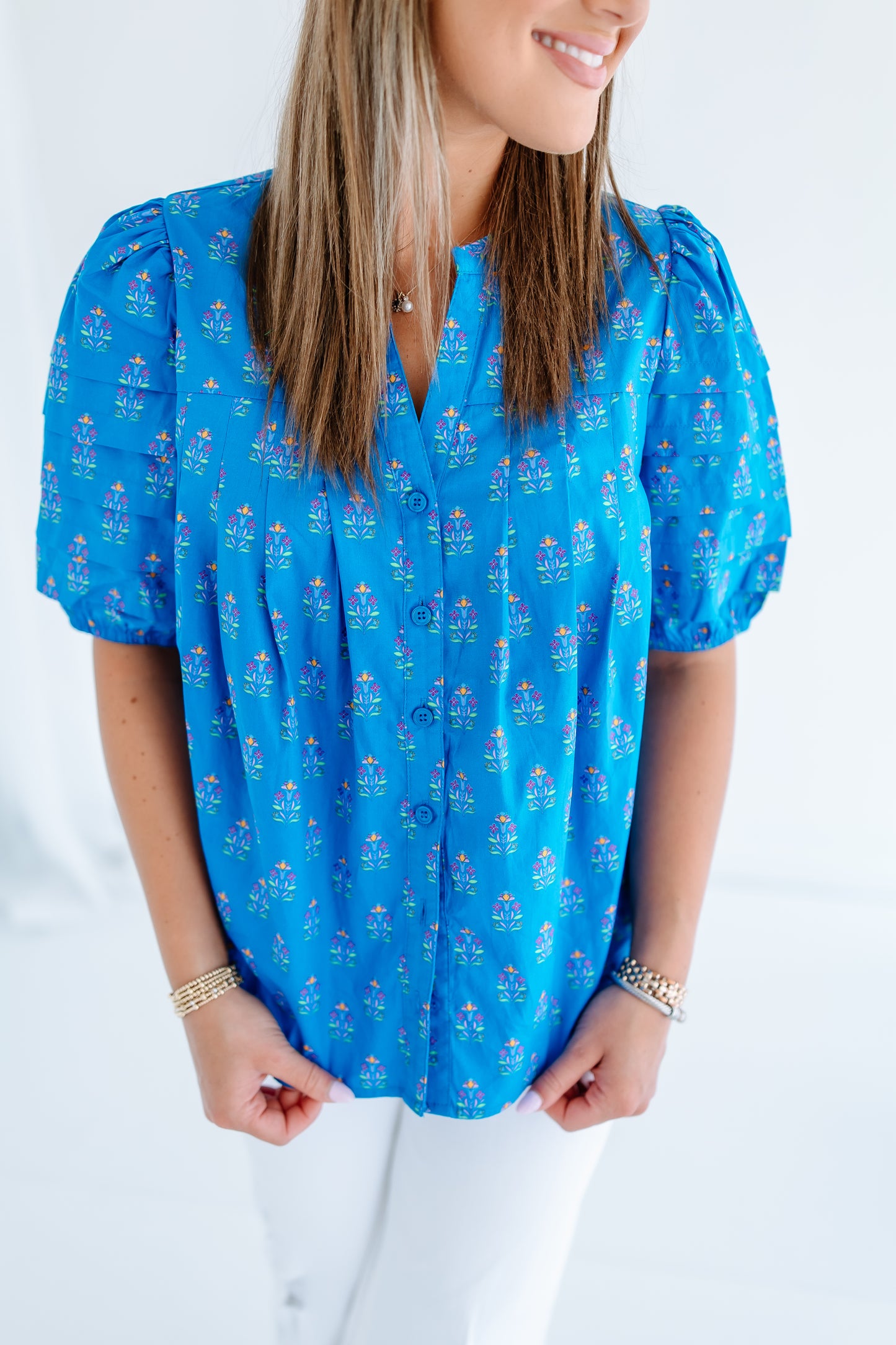 COURT BUTTON DOWN TOP