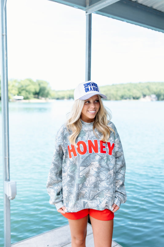 HONEY CAMO MOCKNECK