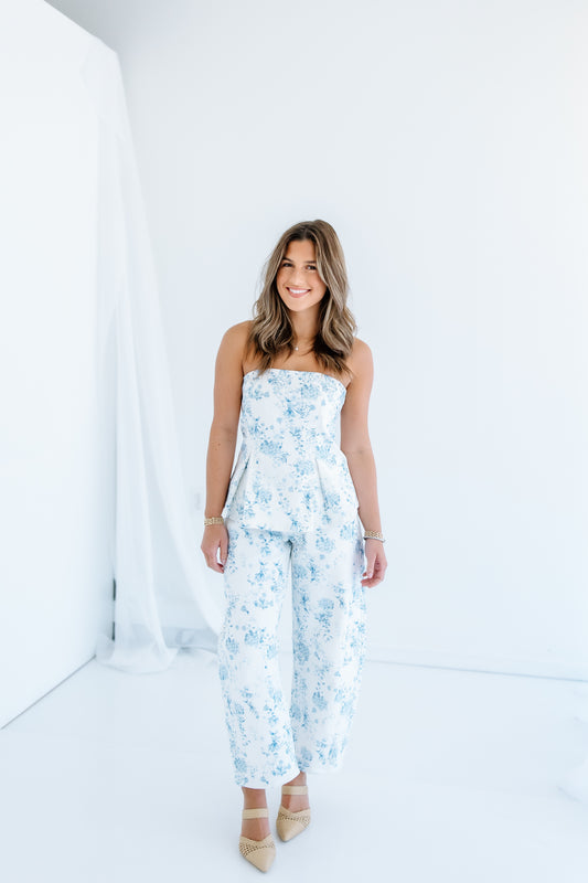LYNLEE TWILL FABRIC FLORAL SET