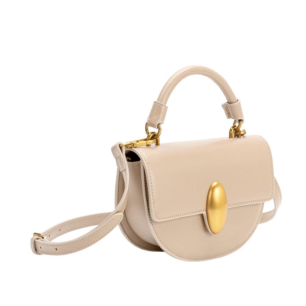Esther Bone Recycled Vegan Leather Crossbody Bag
