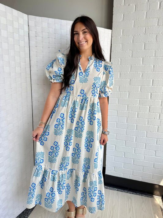 THATS RIGHT FLORAL MIDI DRESS