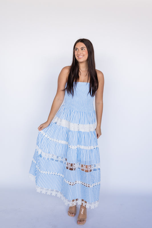 LONG WAYS FROM HOME TUBE DRESS