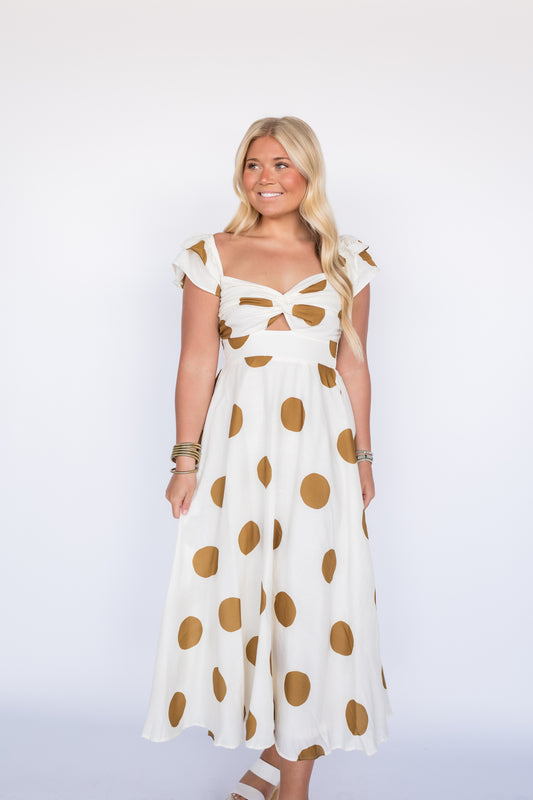 WAYS AWAY SWEETHEART MIDI DRESS