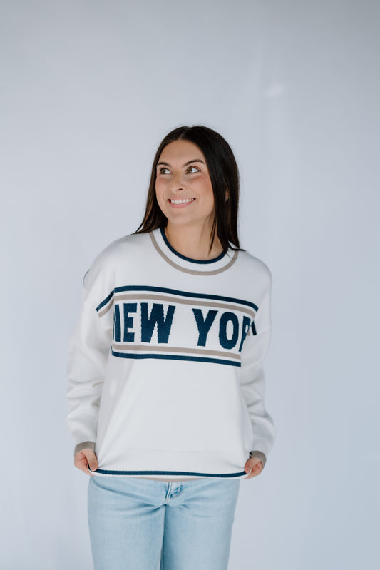 WELCOME TO NEW YORK SWEATER