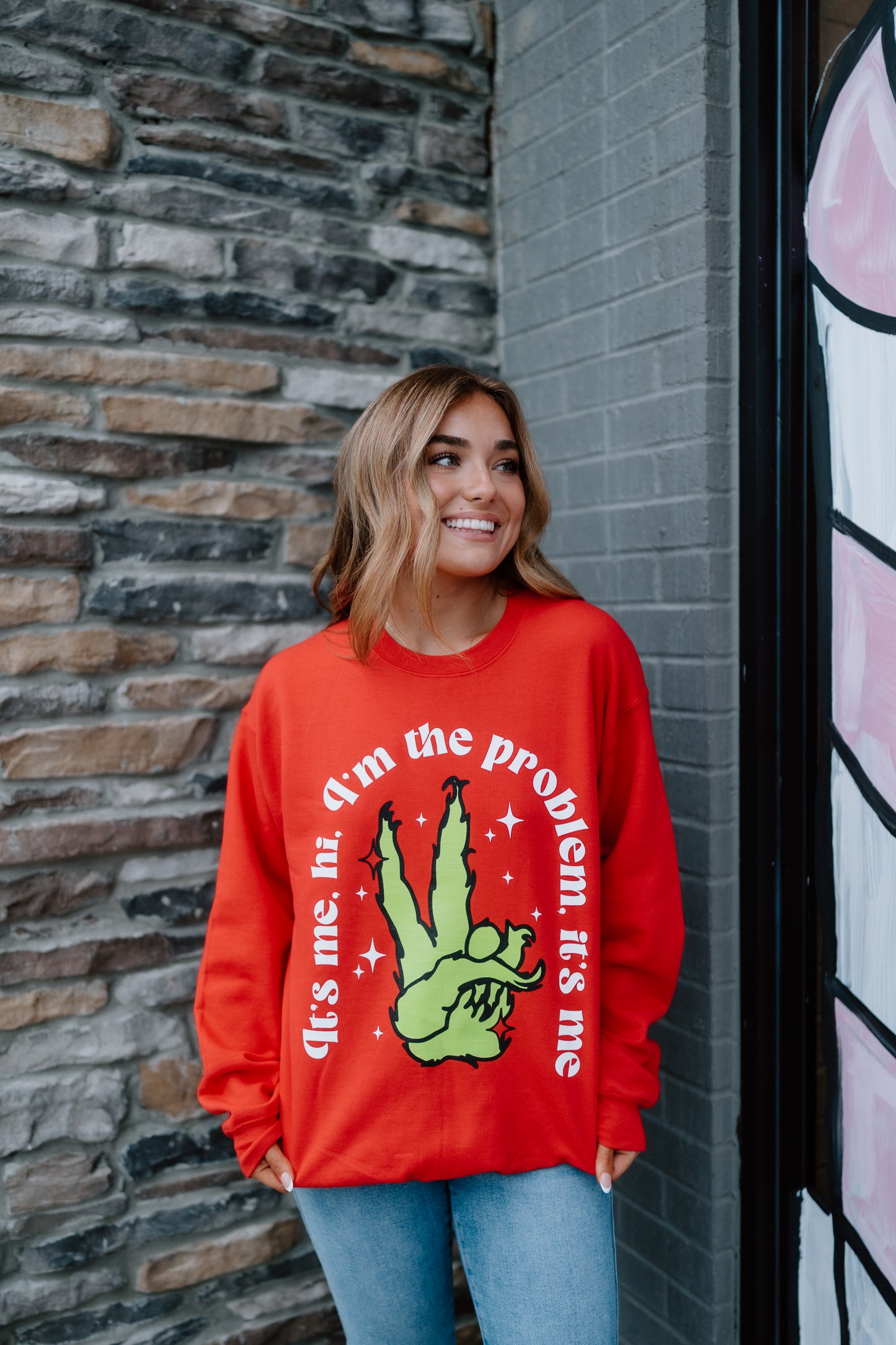 I'M THE PROBLEM GRINCH SWEATER