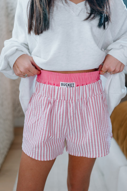 STRIPE SEERSUCKER BOXER SHORTS