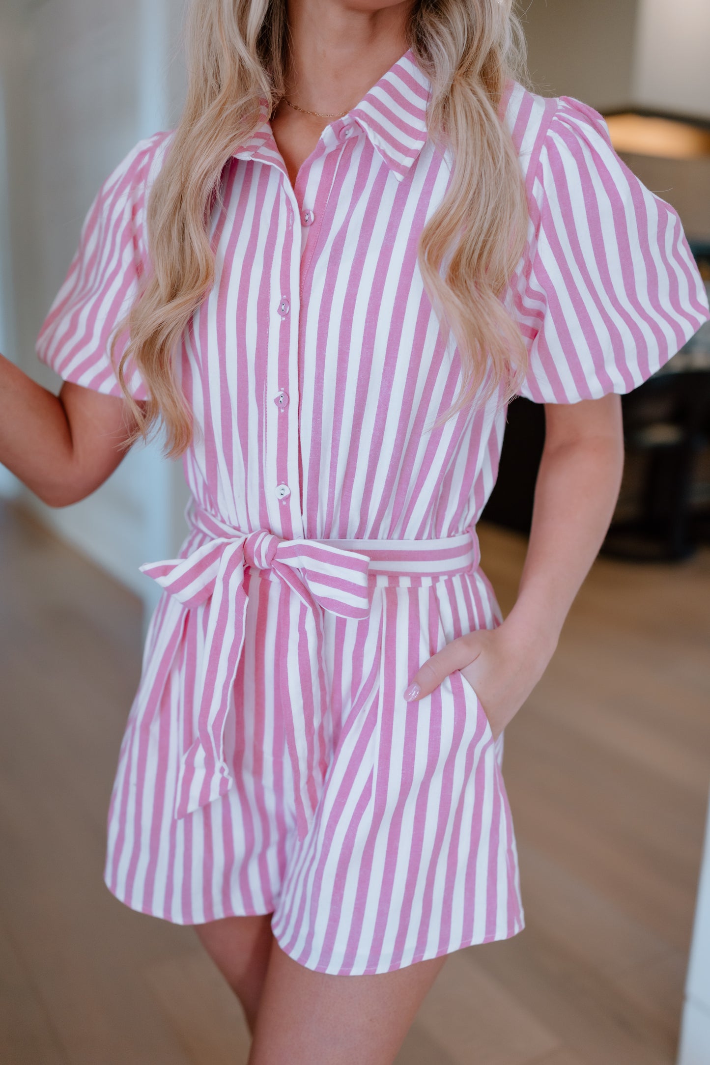 COMEBACK STRIPE ROMPER