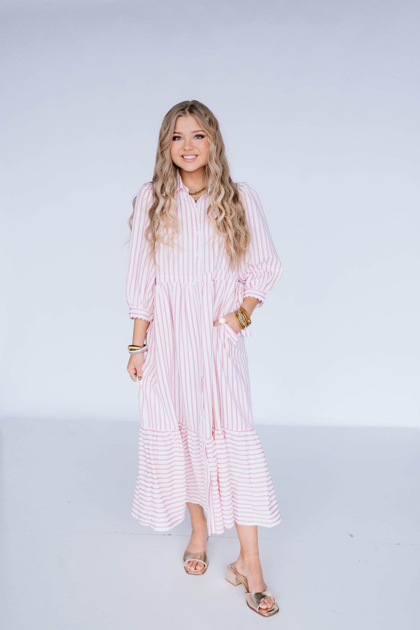 MEET ME AT THE HAMPTONS MIDI DRESS