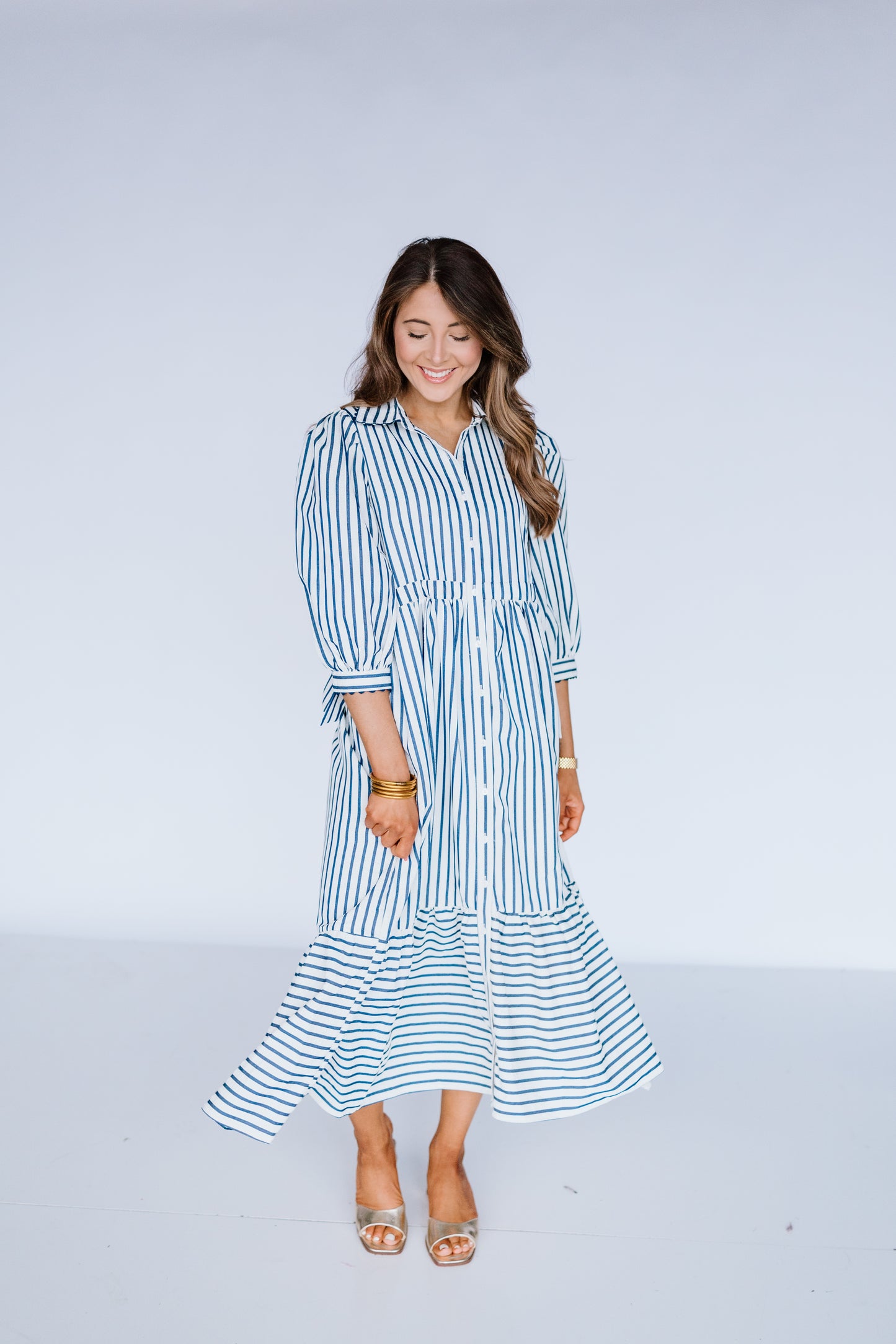 MEET ME AT THE HAMPTONS MIDI DRESS