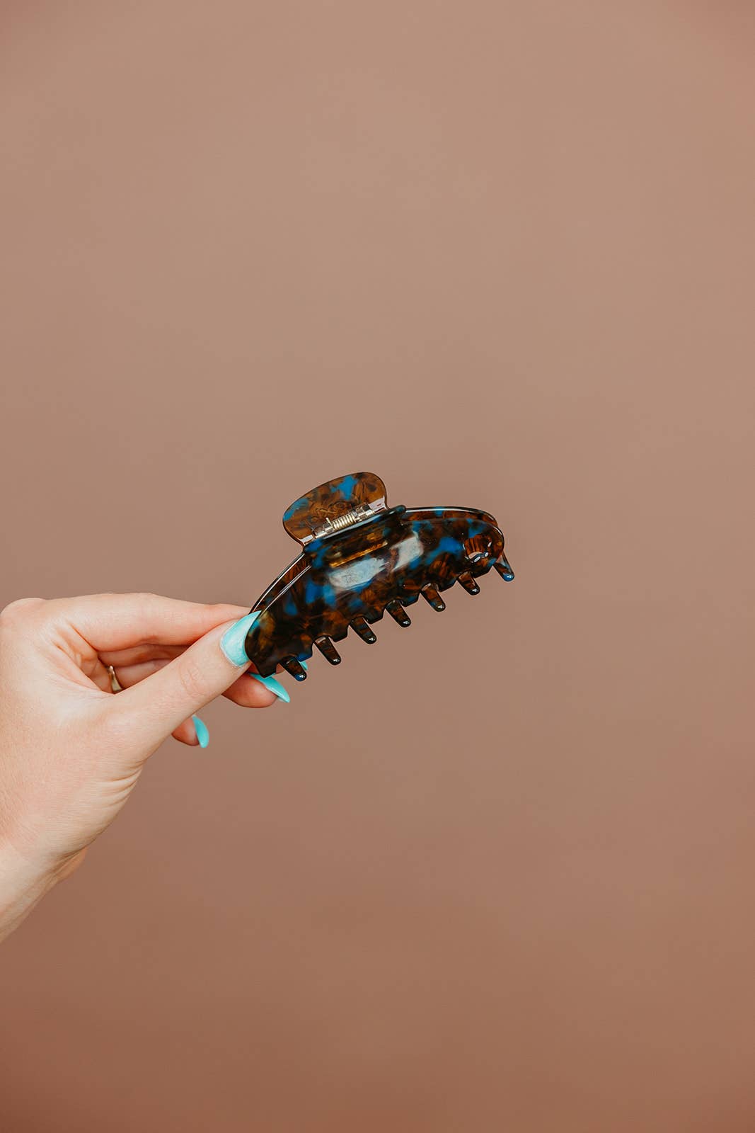 KAXI House of Her Tortoise Teal Acetate Claw - Two Sizes