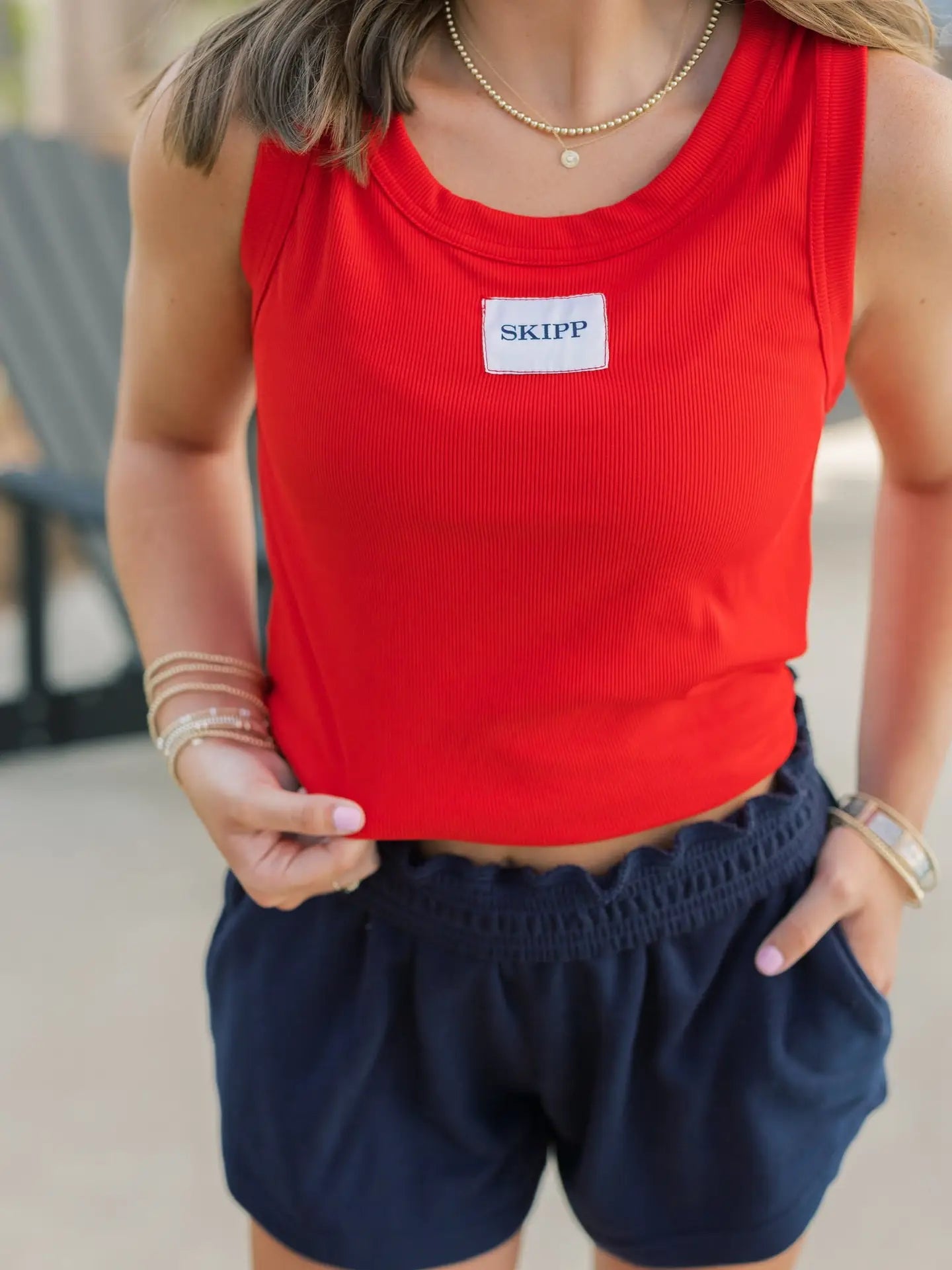 SKIPP THE BRAND TEE TANKS