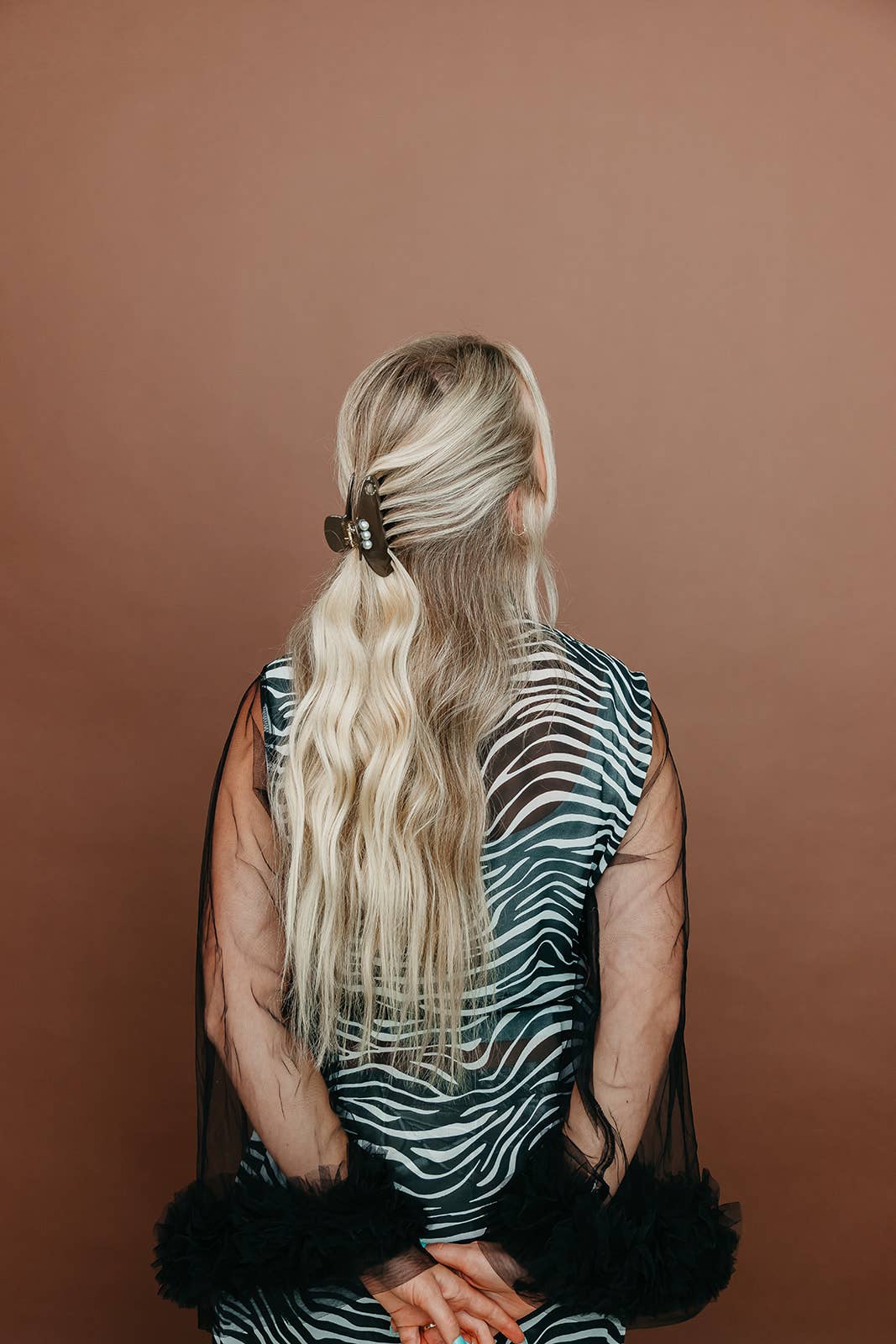 KAXI House of Her - Brown with Pearl Acetate Claw - 2 Sizes