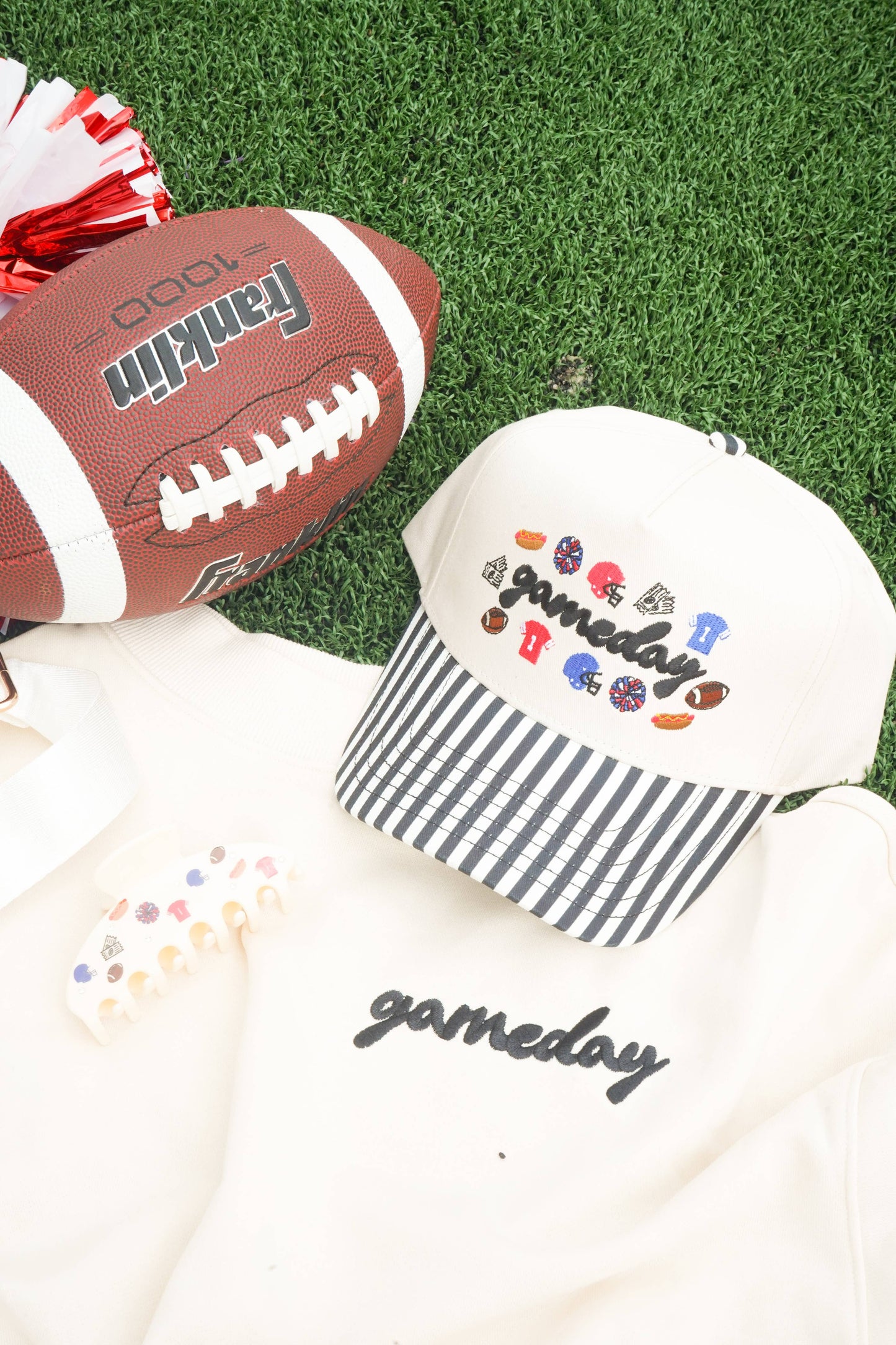 Gameday Icon Black Stripe Trucker Hat