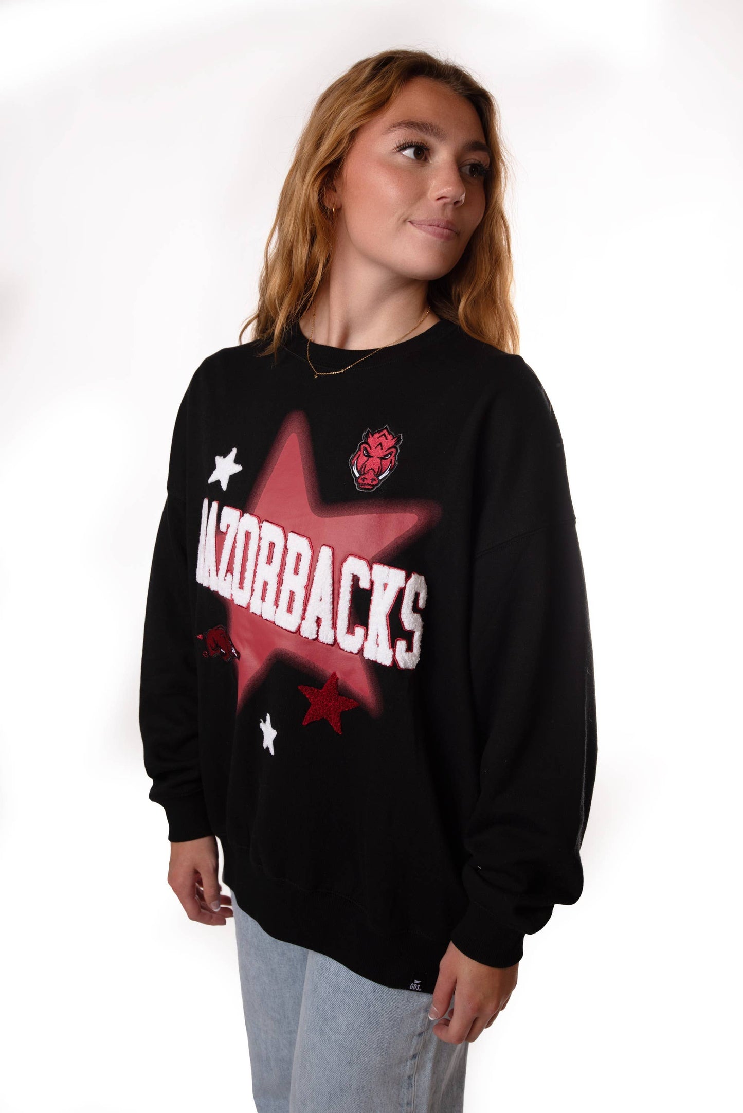 Arkansas Aura Multimedia OS Fleece Crew