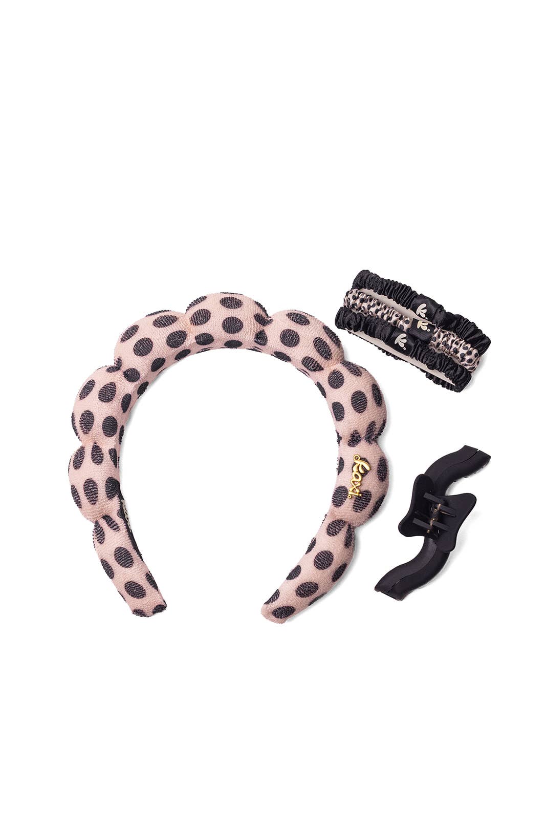 KAXI GRWM Holiday Gift Set — Headband, Claw Clip & Hair Ties