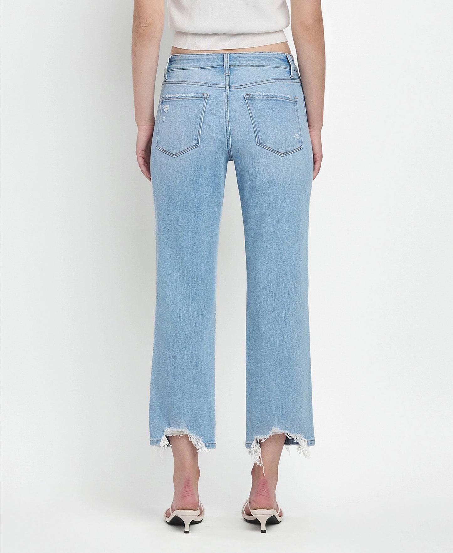 VICTORIA HIGH RISE REGULAR STRAIGHT JEANS
