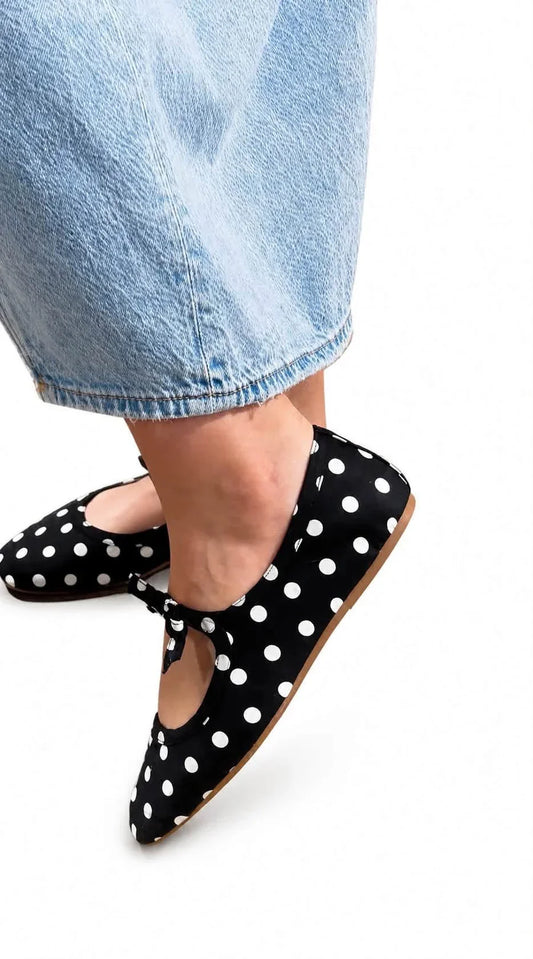 CORKY'S POLKA DOT LAYOVER FLATS