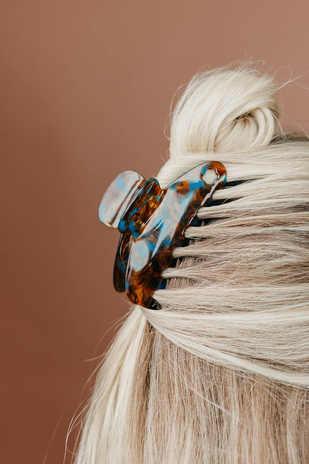 KAXI House of Her Tortoise Teal Acetate Claw - Two Sizes