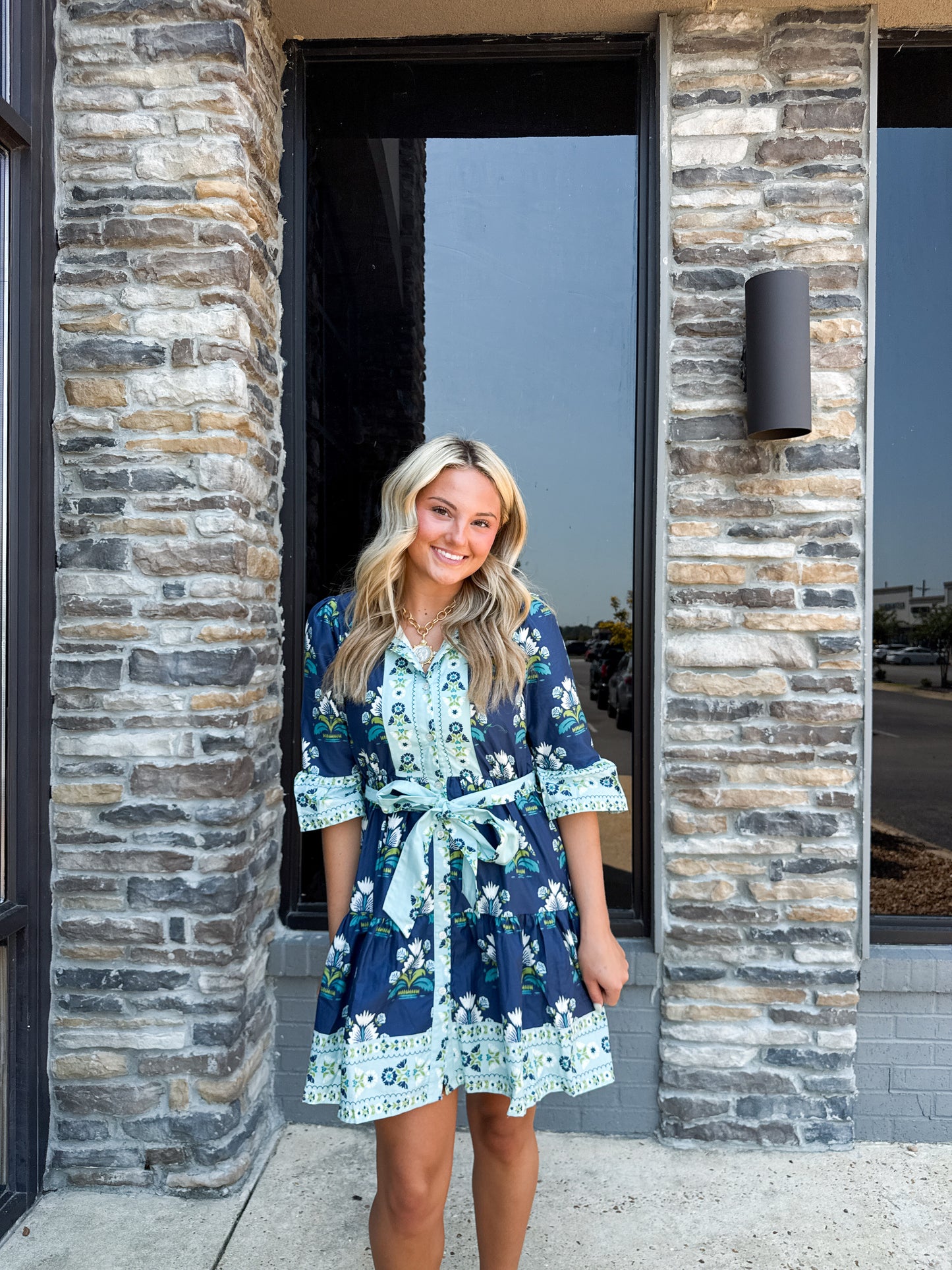 FRESH AND FUNKY FLORAL MINI DRESS