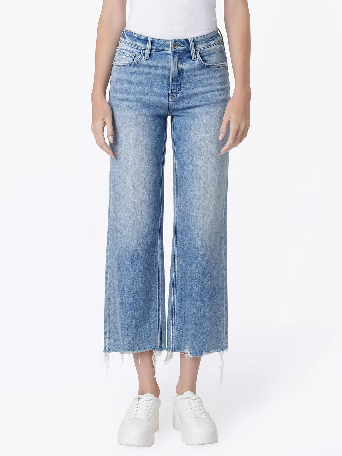 HIGH RISE TROUSER SOLD CROP JEANS