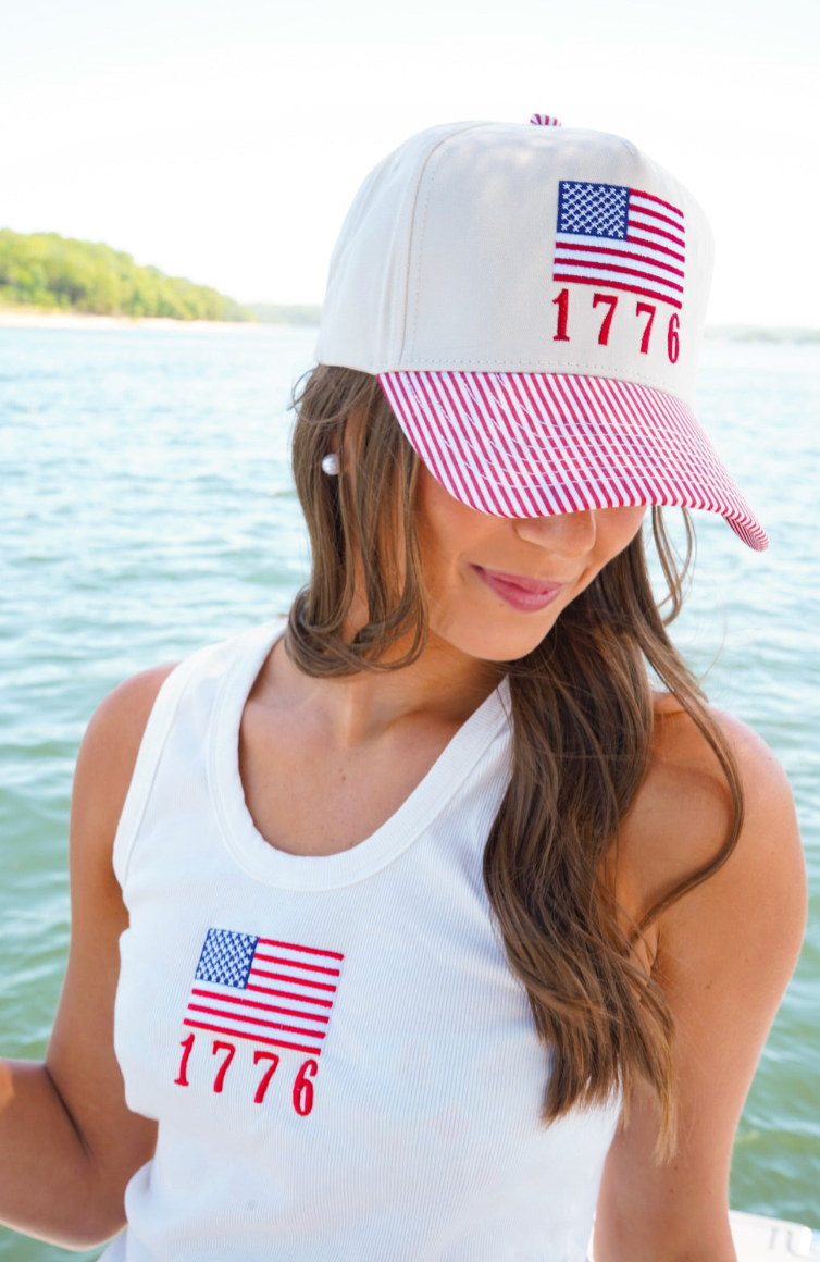 1776 American Flag Hat