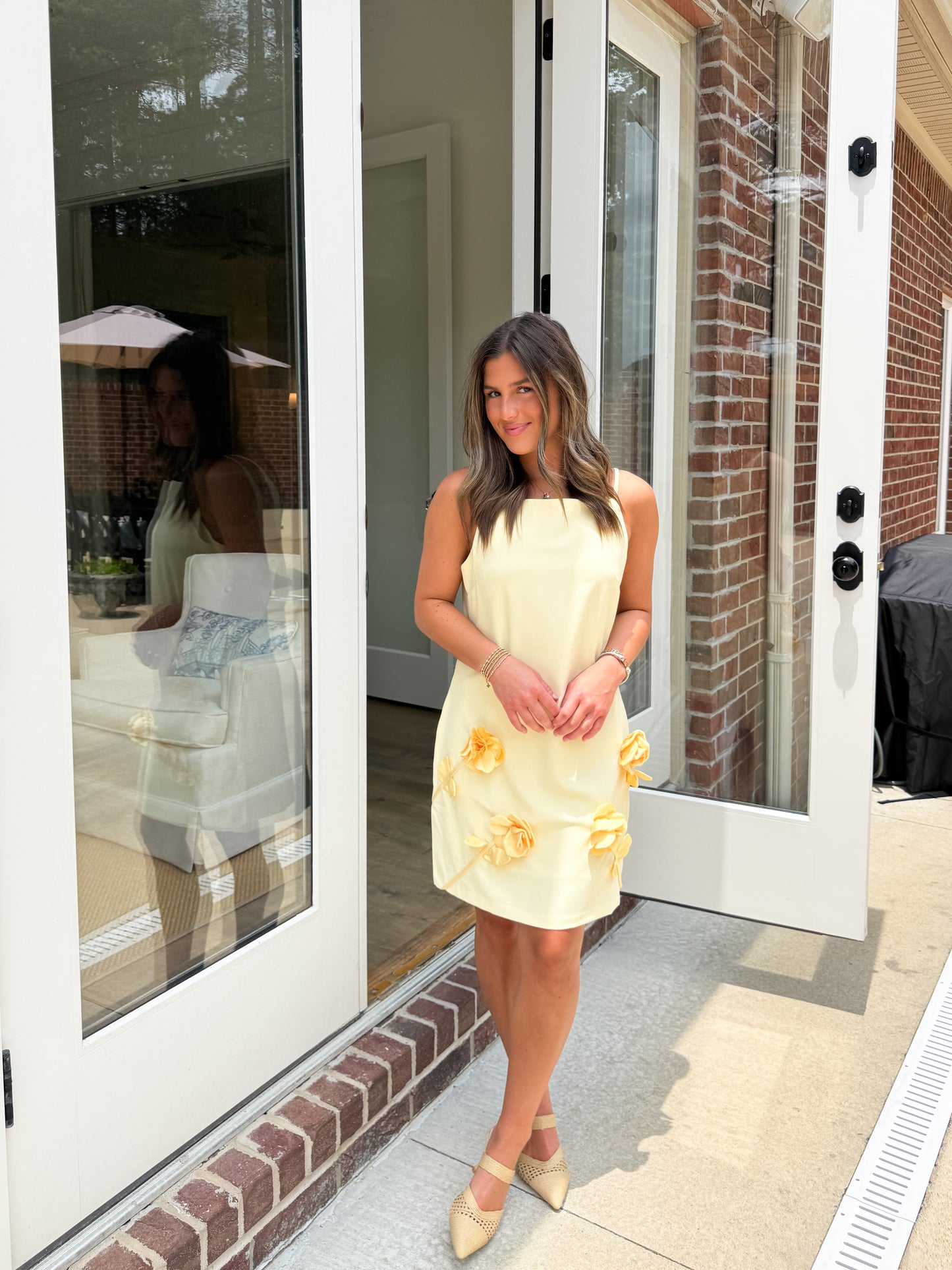 SWEET PEA FLORAL MINI DRESS