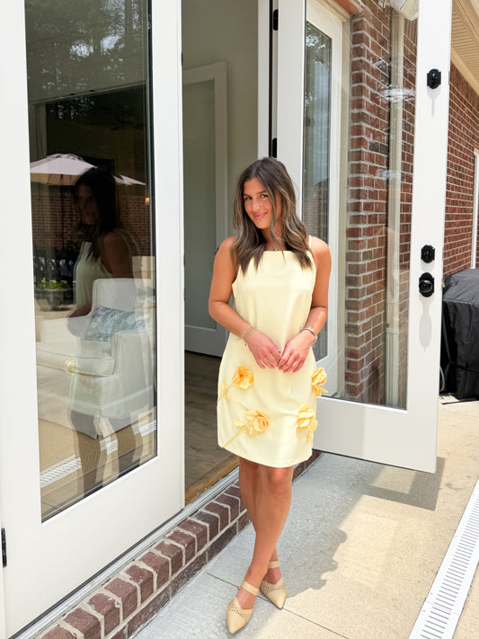 SWEET PEA FLORAL MINI DRESS